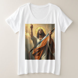 Jesús regresa con un Tee de tamaño Plus para mujer