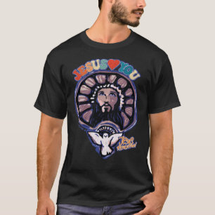 Jesús Revolution te ama a ti camiseta esencial
