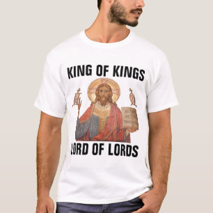 JESÚS, REY DE REYES, camisetas cristianas