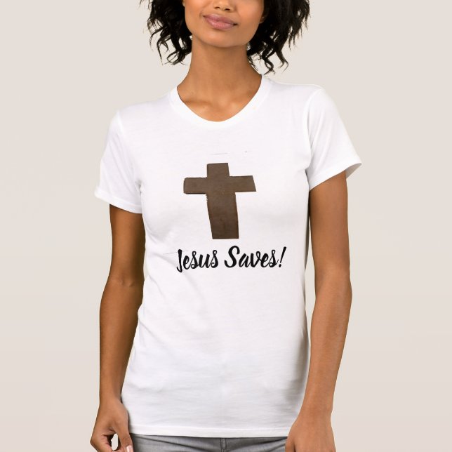 Jesús salva camiseta (Anverso)