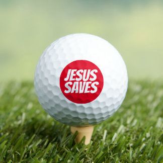 Jesús salvó las bolas de golf cristianas