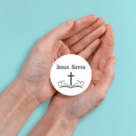 Jesus Saves Pegatina