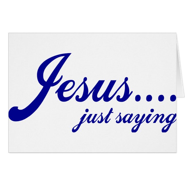 Jesús......sólo decir (Anverso (Horizontal))