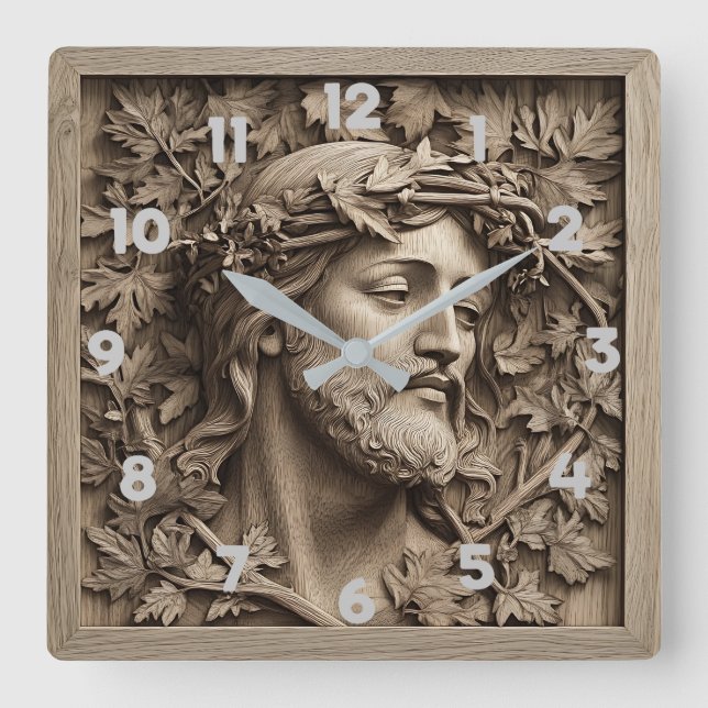 Jesús tallando el reloj de pared (Anverso)