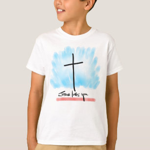 JESÚS TE AMA A TUS NIÑOS Camiseta