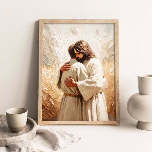 Jesús te ama, Arte Cristiano, Jesús Cristo Abrazán