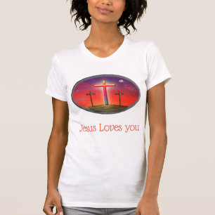 Jesús Te Ama Camiseta