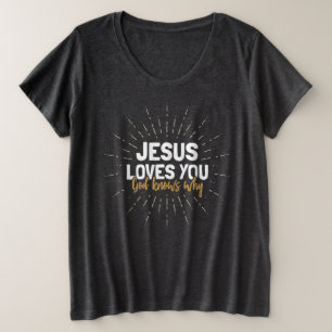 Jesús Te Ama - Dios Sabe Por Qué Más Camiseta De T
