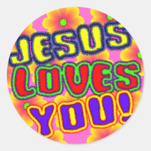 ¡Jesús Te Ama! Pegatina