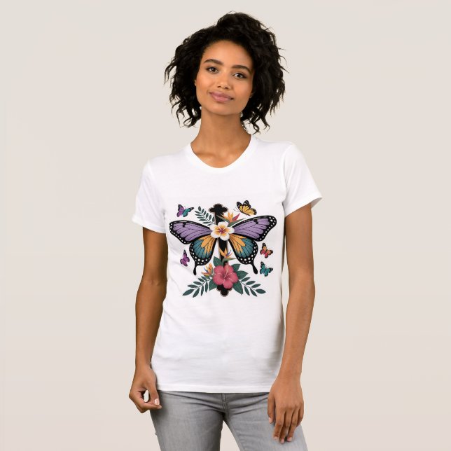 Jesus [Theme] Camiseta Feminina Fé Brasil Presente (Anverso completo)