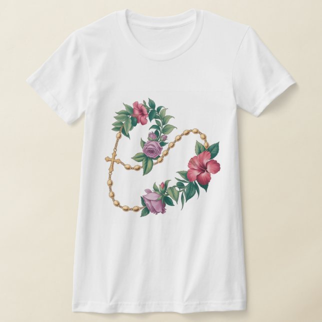 Jesus [Theme] Camiseta Feminina Fé Brasil Presente (Distribución)