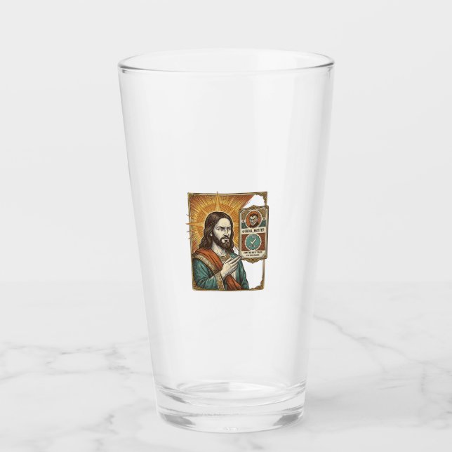 Jesús Verificado Falso Estafa Trolear Humor Social (Anverso)