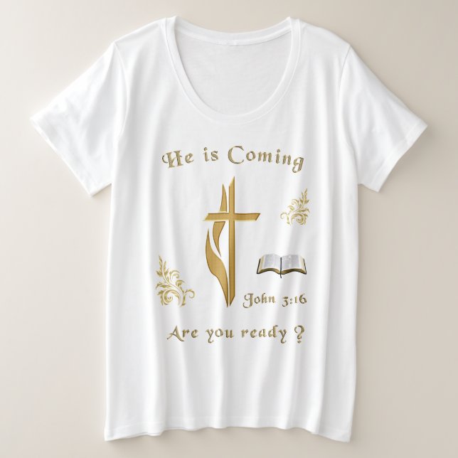 Jesús viene (Anverso del diseño)