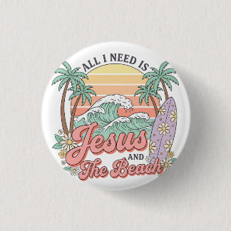 Jesús y el botón de la playa 
