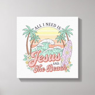 Jesús y el lienzo de la playa