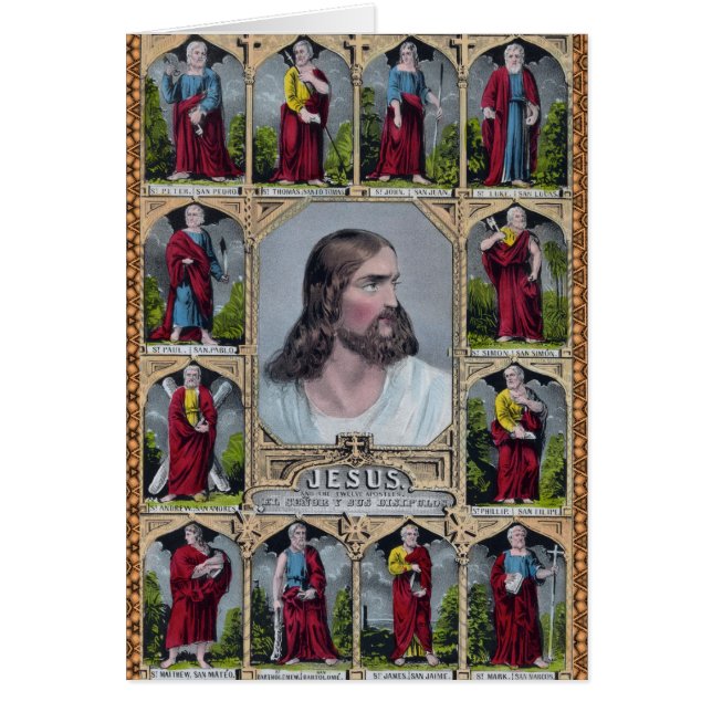 Jesús y los 12 apóstoles (Frente)
