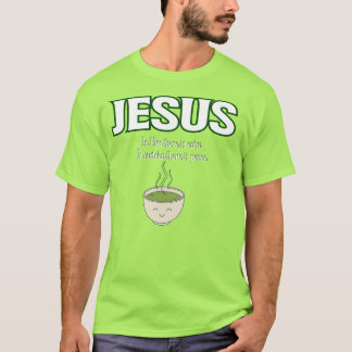 jesus y matcha divertidos, camiseta verde matcha