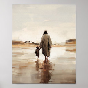 Jesús Y Niña Pequeña, Impresión Digital, Esbozos