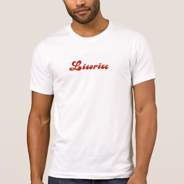 Jetset Licorice > Camiseta masculina (Anverso)