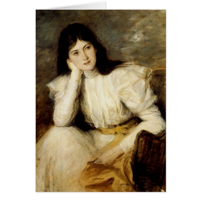 Jeune Fille Reveuse, retrato de Berthi Capel (Frente)