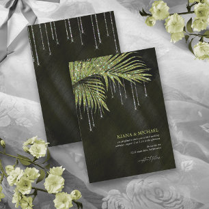 Jewel Palm Leaf Boda Green ID830