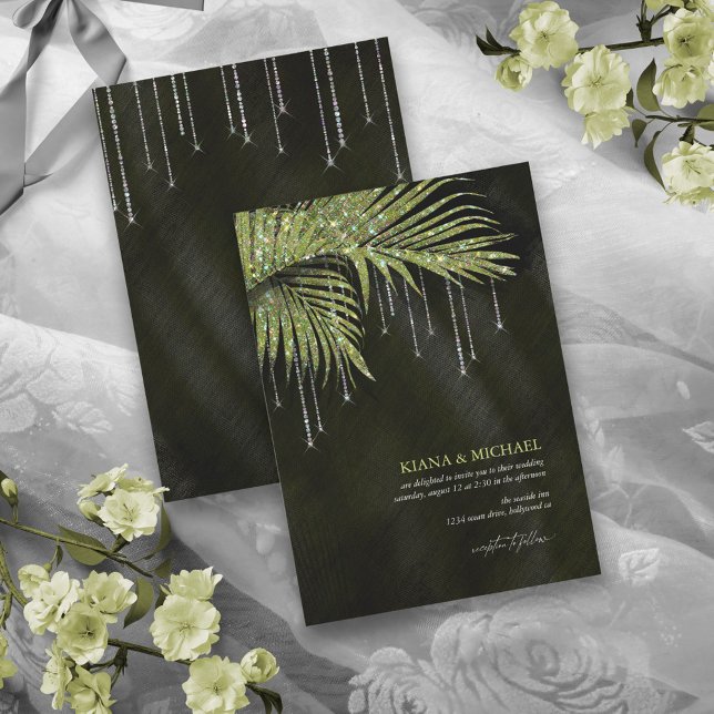 Jewel Palm Leaf Boda Green ID830 (Subido por el creador)