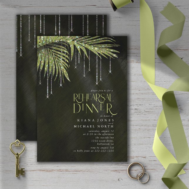 Jewel Palm Leaf ensayo Cena Cena Verde ID830 (Subido por el creador)