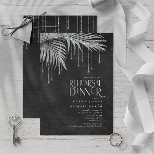 Jewel Palm Leaf Ensayo Cena Plata ID830