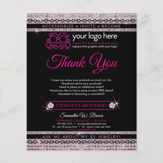 Jewelry Gracias volante (Frente)