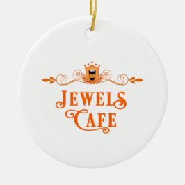 Jewels Cafe Ornamento de Navidad