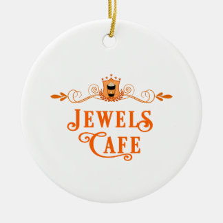 Jewels Cafe Ornamento de Navidad