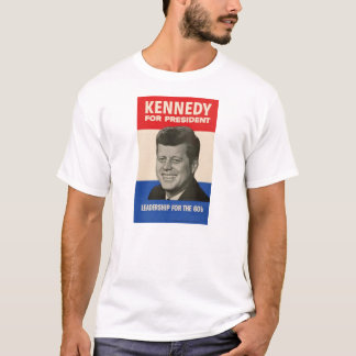 JFK - Camiseta del poster de la campaña de John F.