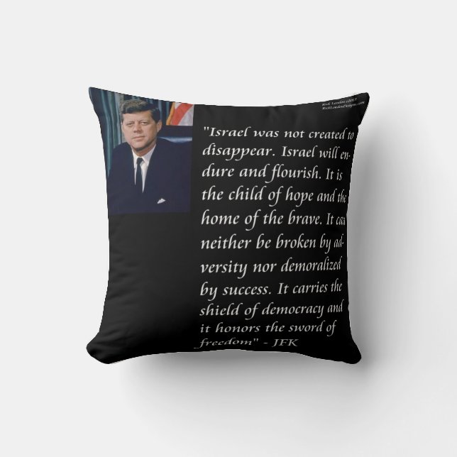 JFK y famosa cita sobre la almohada de algodón de  (Anverso)