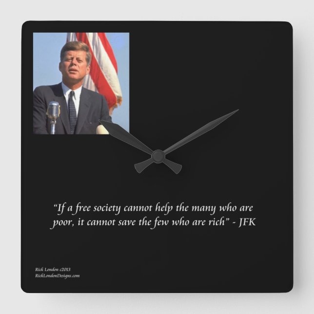 JFK y salvar el reloj de pared de cotizaciones ric (Anverso)