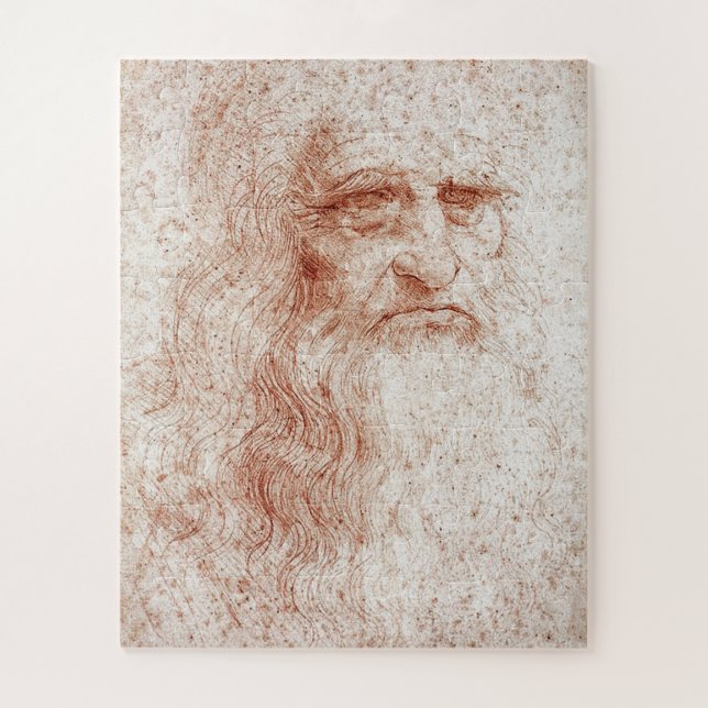 Jigsaw Planet Puzzle | Da Vinci: autorretrato (Vertical)