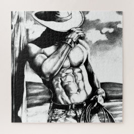 Jigsaw Puzzle 20x20 Bella Artes Fit Cowboy Occiden