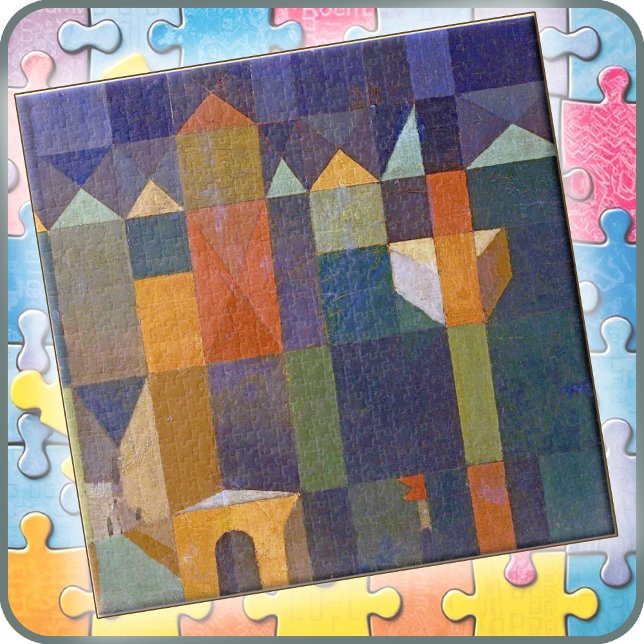 JIGSAW PUZZLE 20x20 - "Ciudad de las Torres" - Pau (Subido por el creador)