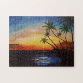 Jigsaw Puzzle Beach Sunset de JPDenyer
