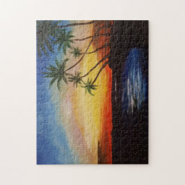 Jigsaw Puzzle Beach Sunset de JPDenyer