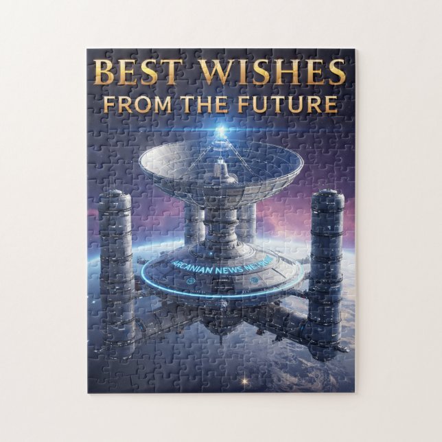 Jigsaw puzzle best wishes from the future Armenian (Vertical)