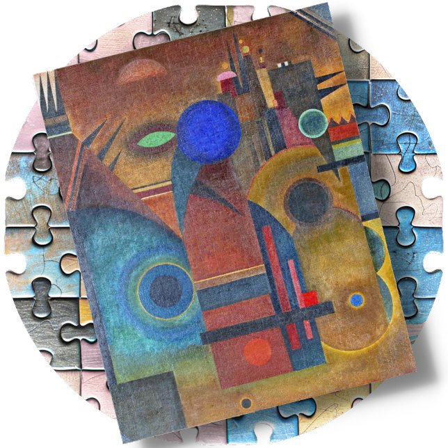 JIGSAW PUZZLE - "Brown Silence" -Wassily Kandinsky (Subido por el creador)