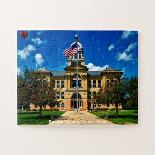 Jigsaw Puzzle de la Corte del Condado de Benton (Horizontal)