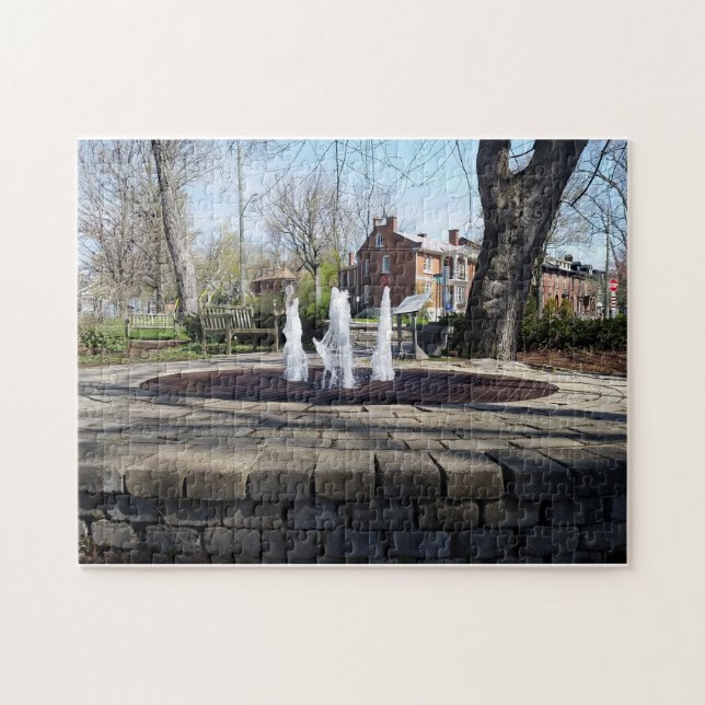 Jigsaw Puzzle - Fuente del parque Kingston Ontario (Horizontal)