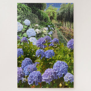 Jigsaw Puzzle Jardín de flores Hydrangea
