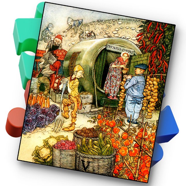 JIGSAW PUZZLE - Jardín de verduras - Vintage (Subido por el creador)