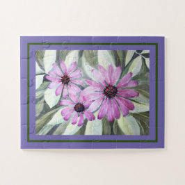 Jigsaw Puzzle Lavender Daisies Africanos