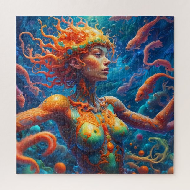 Jigsaw Puzzle Mermaid Fantasy (Vertical)