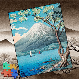 JIGSAW PUZZLE - Monte Fuji desde el lago Yamanaka