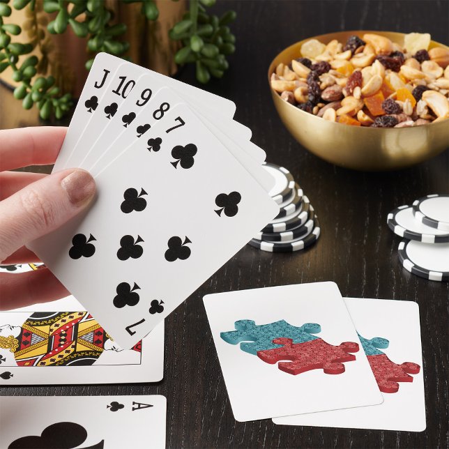 Jigsaw Puzzle Pieces Jugando Cartas (Subido por el creador)