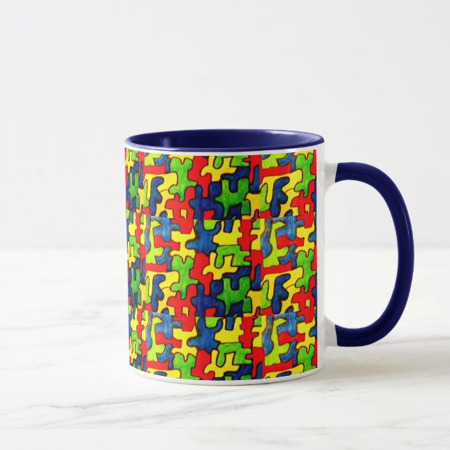 JIGSAW PUZZLE taza (Derecha)